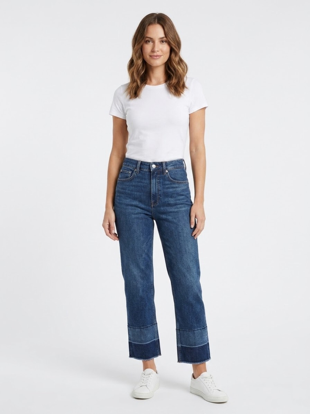 Everlane Way High Rise Indigo Straight-Leg Jeans Women 25